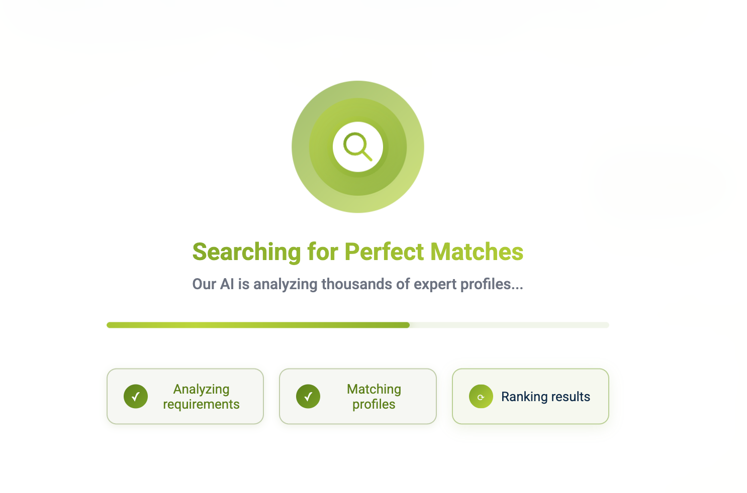 Faster expert identification